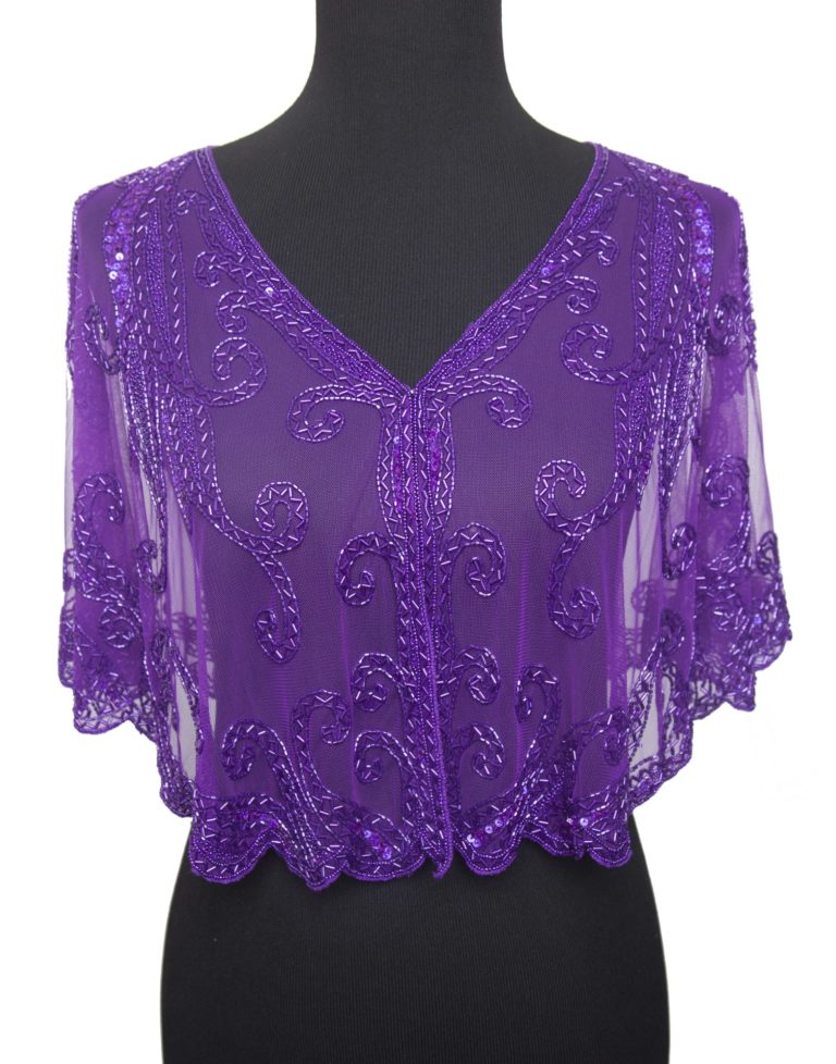 8906 - Beaded Flapper Cape - Image 21