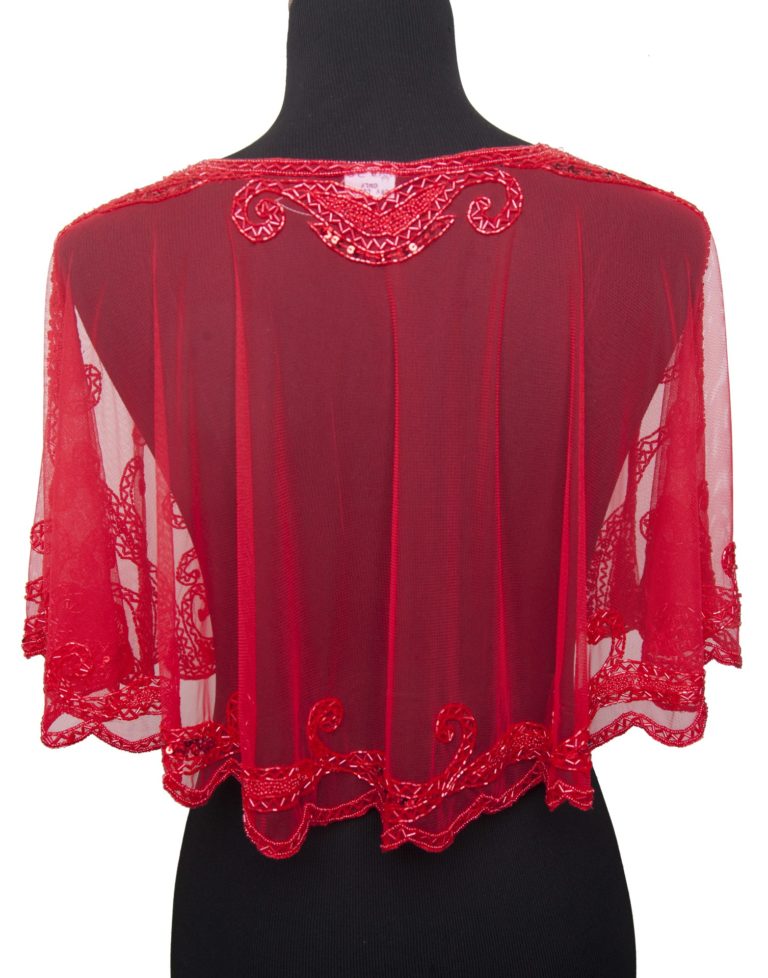 8906 - Beaded Flapper Cape - Image 24