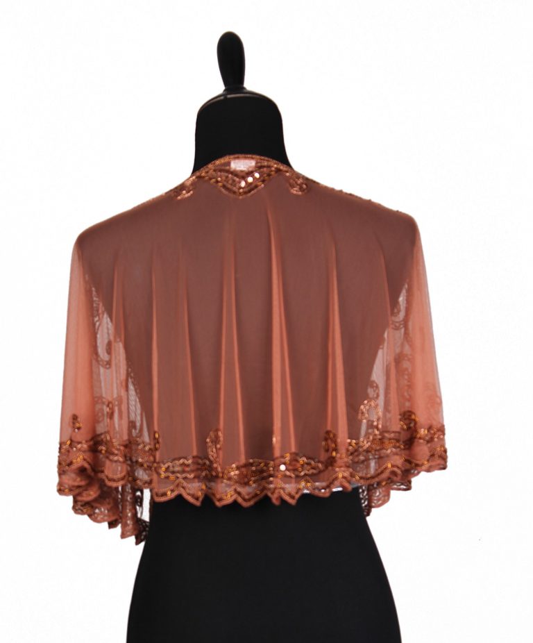 8906 - Beaded Flapper Cape - Image 5