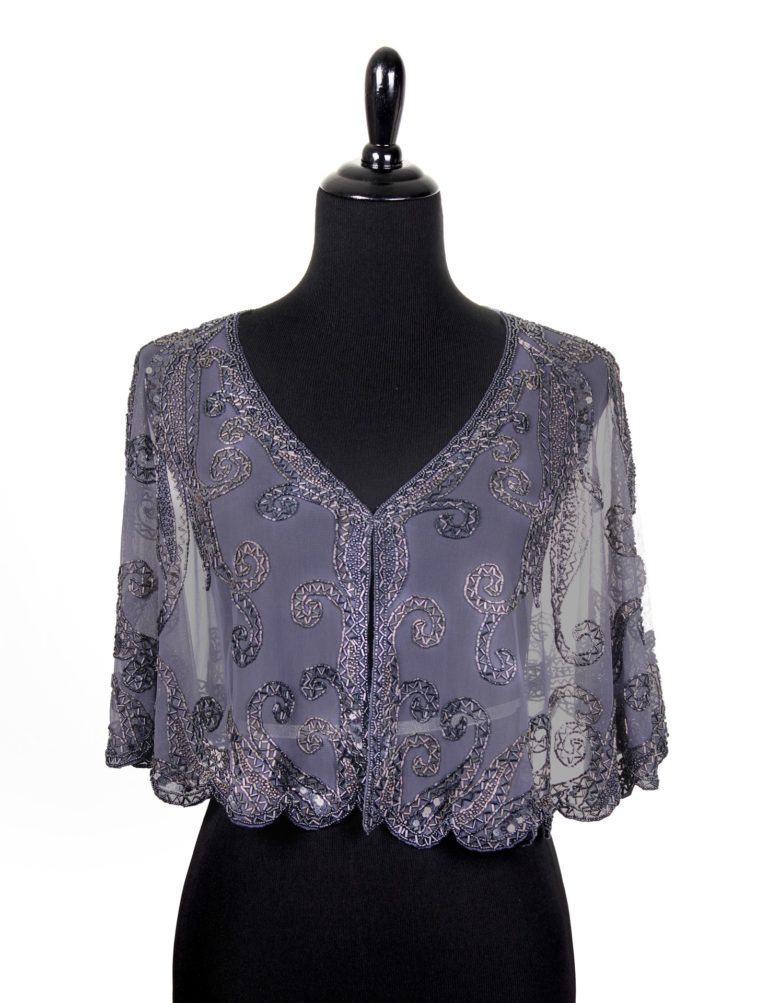 8906 - Beaded Flapper Cape - Image 6