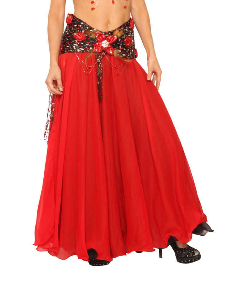 9502 - Rayon Skirt with Flairs - Image 3