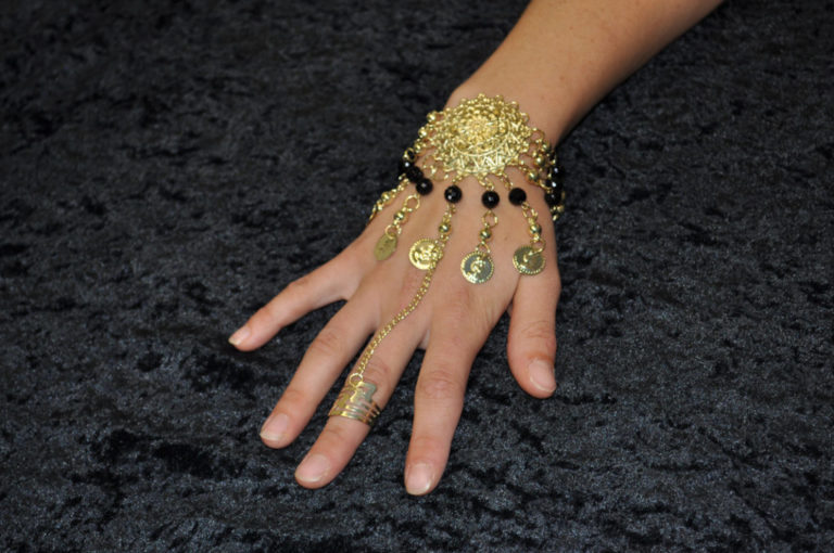 968 - Slave Bracelet - Coins & Beads - Image 4