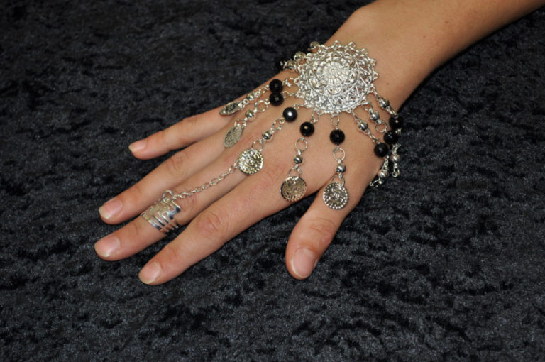 968 - Slave Bracelet - Coins & Beads - Image 5