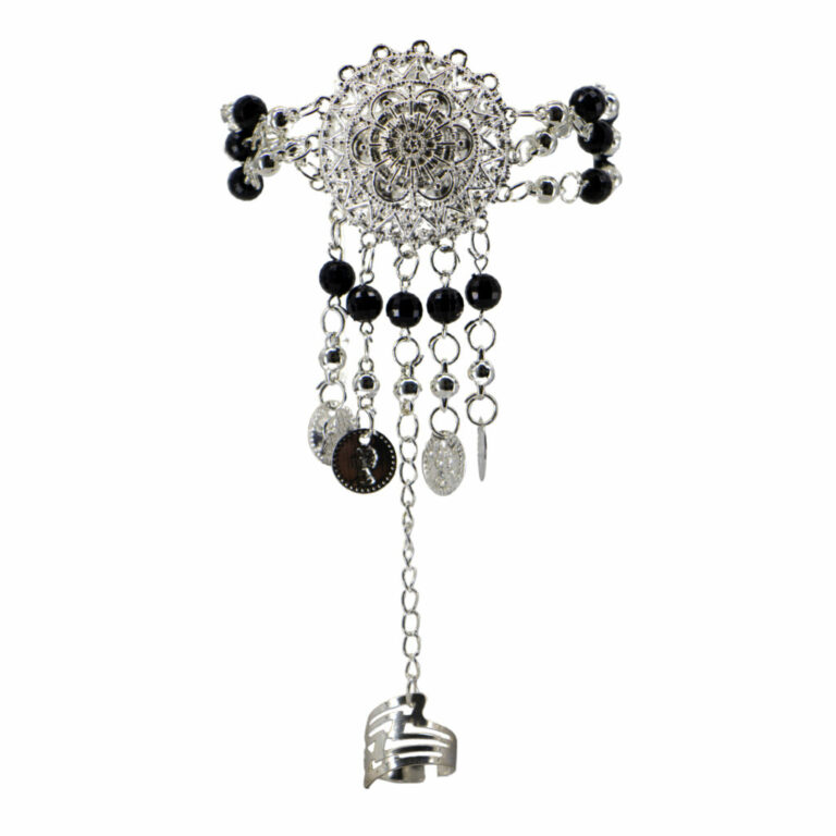 968 - Slave Bracelet - Coins & Beads - Image 2