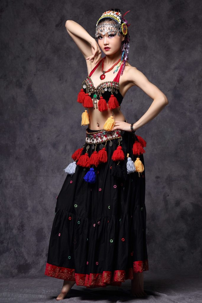 ATSW1085 - Tribal Coin Top with Tassels - Image 4