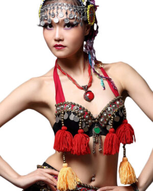 ATSW1085 - Tribal Coin Top with Tassels