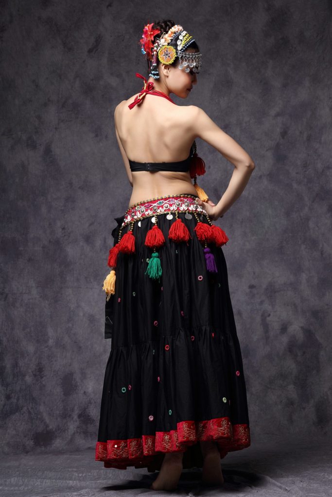 ATSW1085 - Tribal Coin Top with Tassels - Image 6