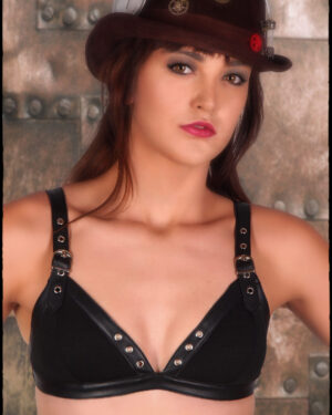 GC31709 - Black Grommet Bralette