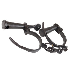 IR8011 - Antique Iron Hand Cuffs size: 12"
