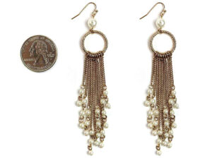 KER4000 - Pearl tassel Earring