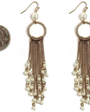 KER4000 - Pearl tassel Earring