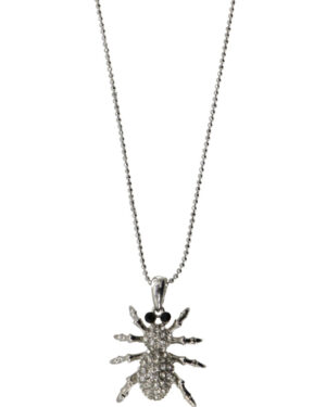 LC12 - Rhinestone Spider Pendant