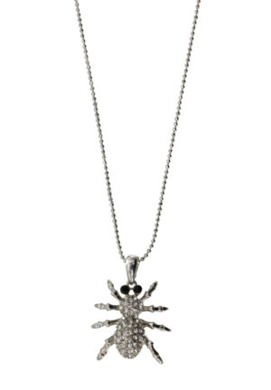 LC12 - Rhinestone Spider Pendant