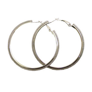 LFE21662 - Mesh Hoops Earring