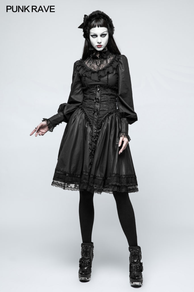 LY063 - Lolita Leg-of-Mutton Sleeve Shirt - Image 3