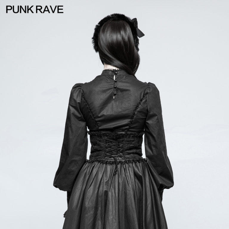 LY063 - Lolita Leg-of-Mutton Sleeve Shirt - Image 5