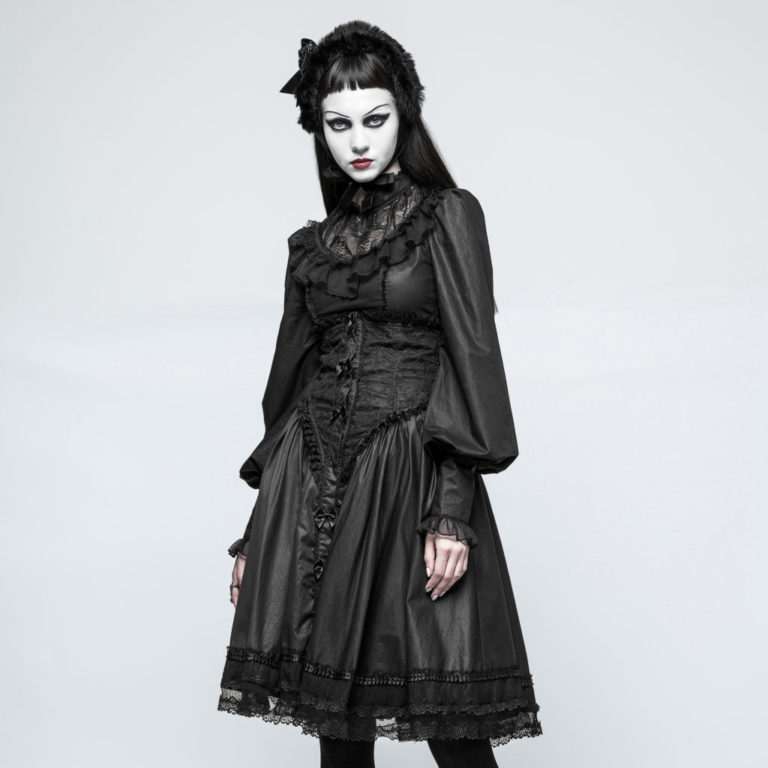 LY063 - Lolita Leg-of-Mutton Sleeve Shirt - Image 2