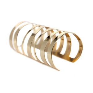 MBR5026 - Cuff - waivy cut - gold