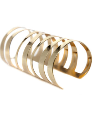 MBR5026 - Cuff - waivy cut - gold