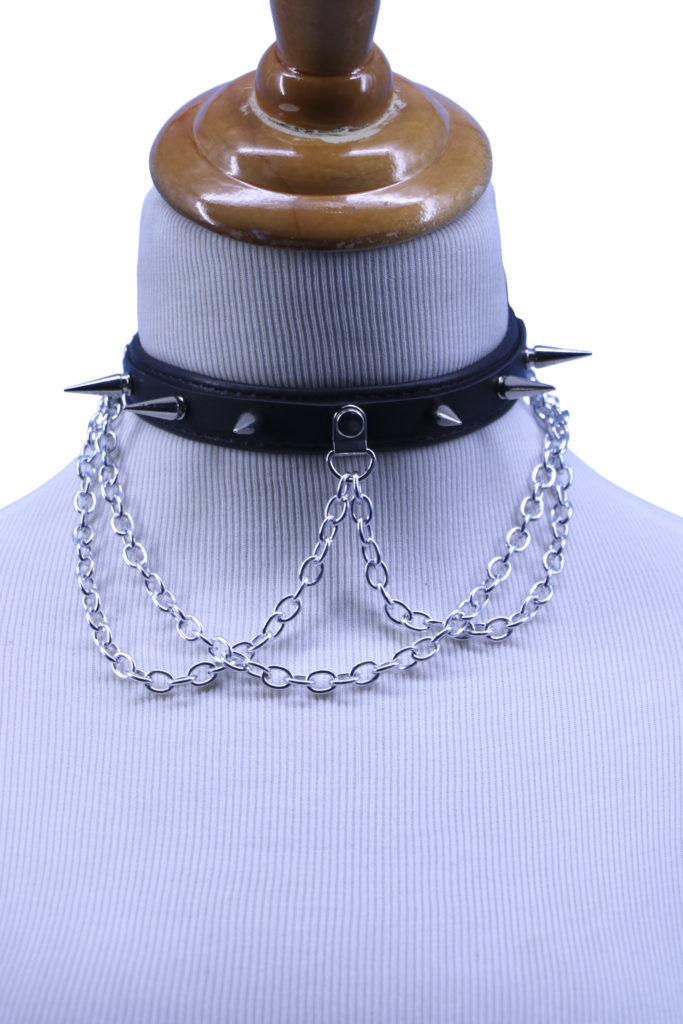 NK4001 - spike ckoker with swags - Image 2