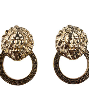 PRE1000 - Lion Head Earrings