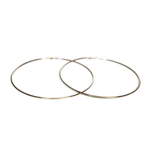 PRE1014GD - Big Round Hoops 5"