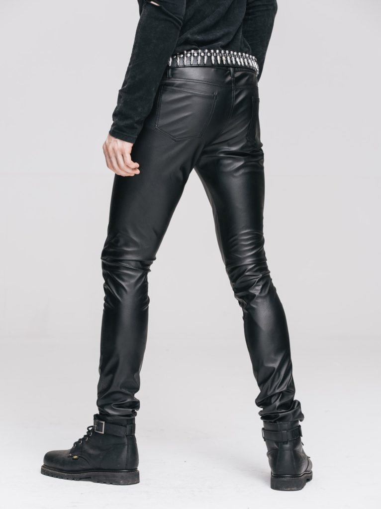 PT22 - Punk Black PU Leggings - Image 3