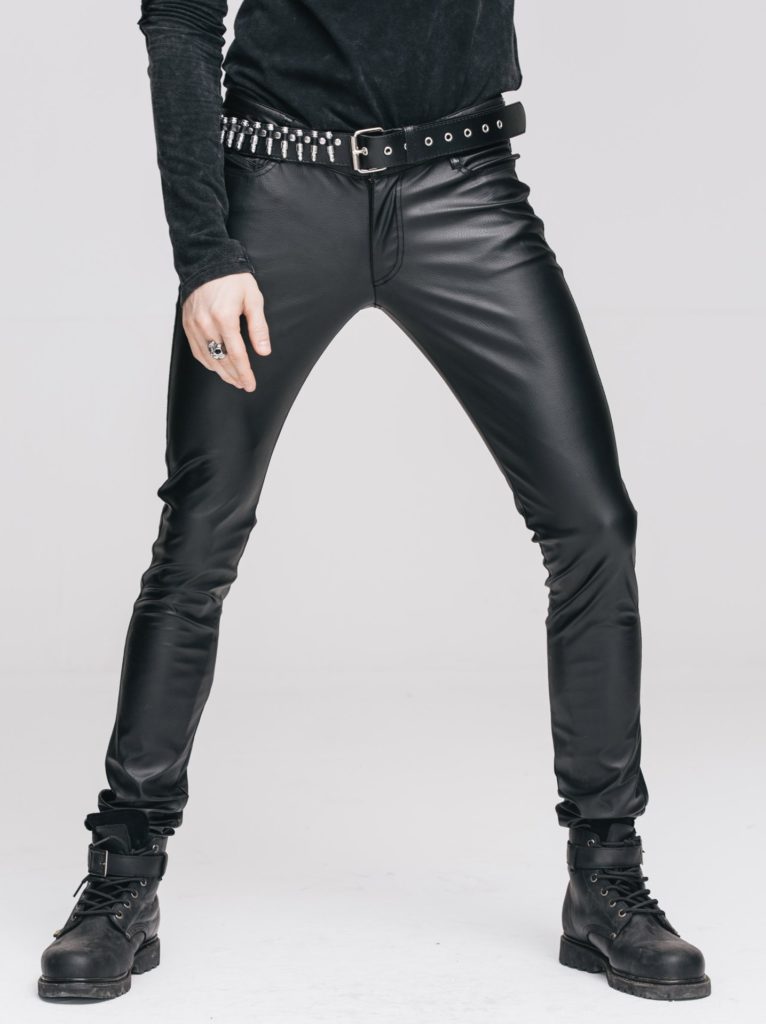 PT22 - Punk Black PU Leggings - Image 6