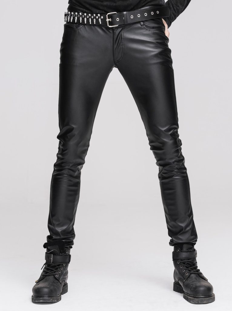 PT22 - Punk Black PU Leggings - Image 7