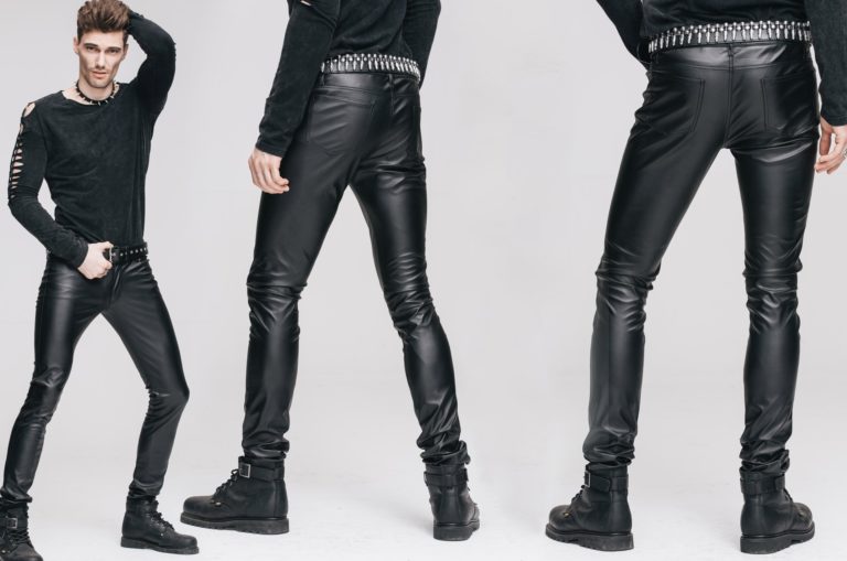 PT22 - Punk Black PU Leggings - Image 8