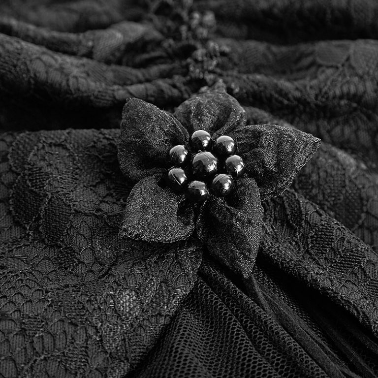 Q272 - Composite Lace Skirt - Black.. - Image 5