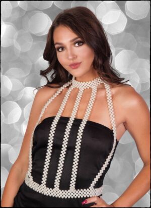 QBC6039 - 5-Column Pearl Body Chain