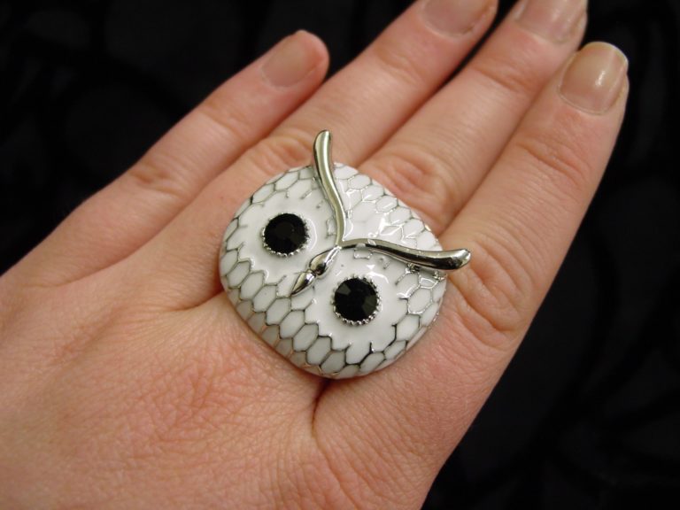 R987 - Owl Stretch Ring - Image 3