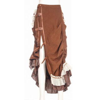 SP083 - Long Skirt with Open Slit