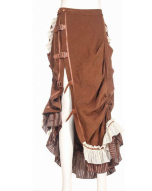 SP083 - Long Skirt with Open Slit