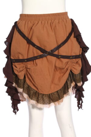 SP189 - Brown Steampunk Short Skirt