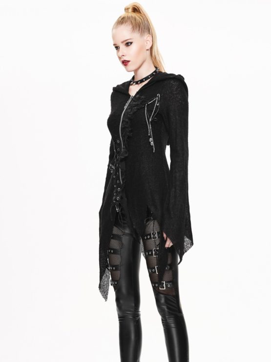 SR3 - Asymmetric Hooded Sweater - Image 3