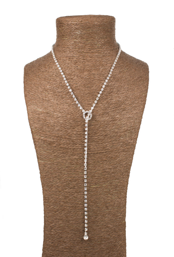 W5 - Single Row Y Lariat Necklace - Image 4