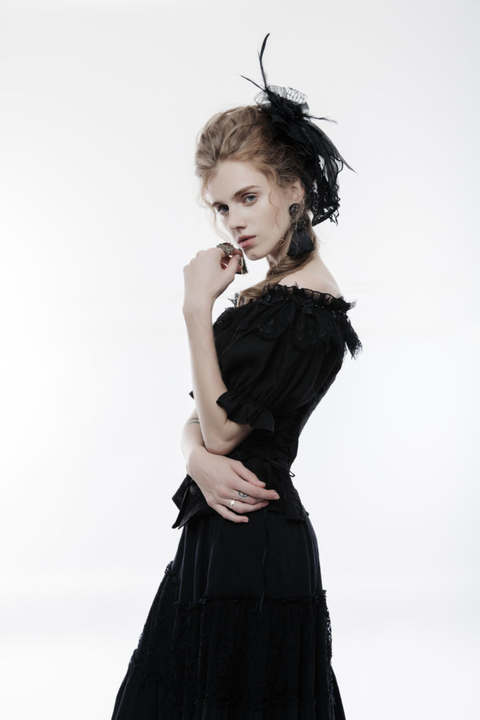 WLS50 - Lolita Feather Headdress - Image 3