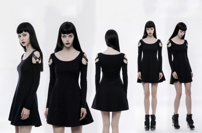 WQ346 - Slim Punk Dress - SM - Image 3