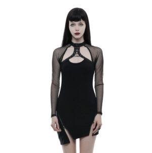 WQ348 - Punk Inclined Pendulum Dress - ML