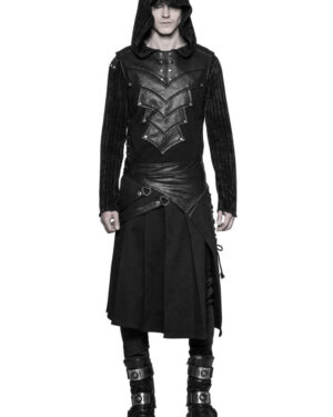 WQ372 - Punk Removable Half Skirt Kilt