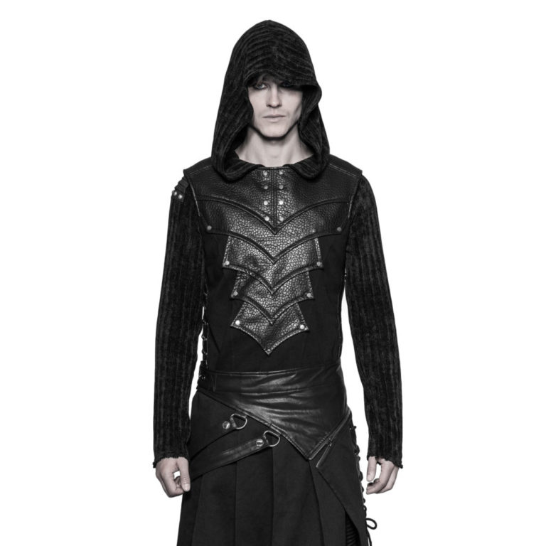 WQ372 - Punk Removable Half Skirt Kilt - Image 3