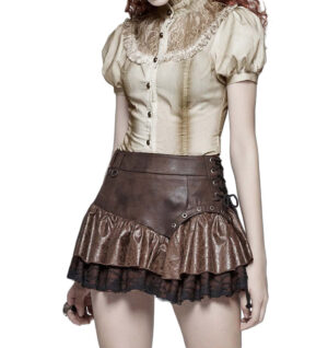 WQ385 - Steamy Punk Miniskirt