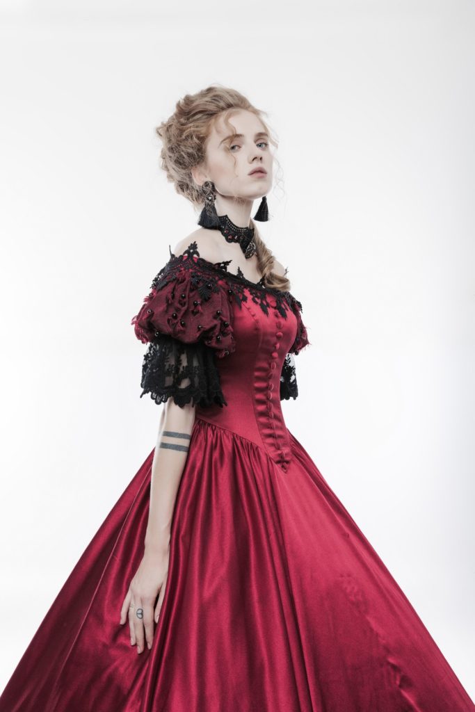 WS240 - Gothic flame eye in the sky choker - Image 3