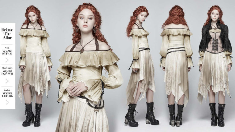 WT546 - Steampunk Long Sleeve T-Shirt - M - Image 6
