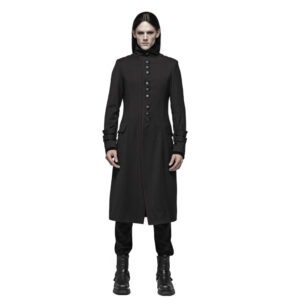 WY1021 - Simple Gothic Mid-Length Jacket