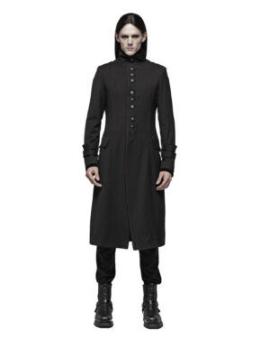 WY1021 - Simple Gothic Mid-Length Jacket