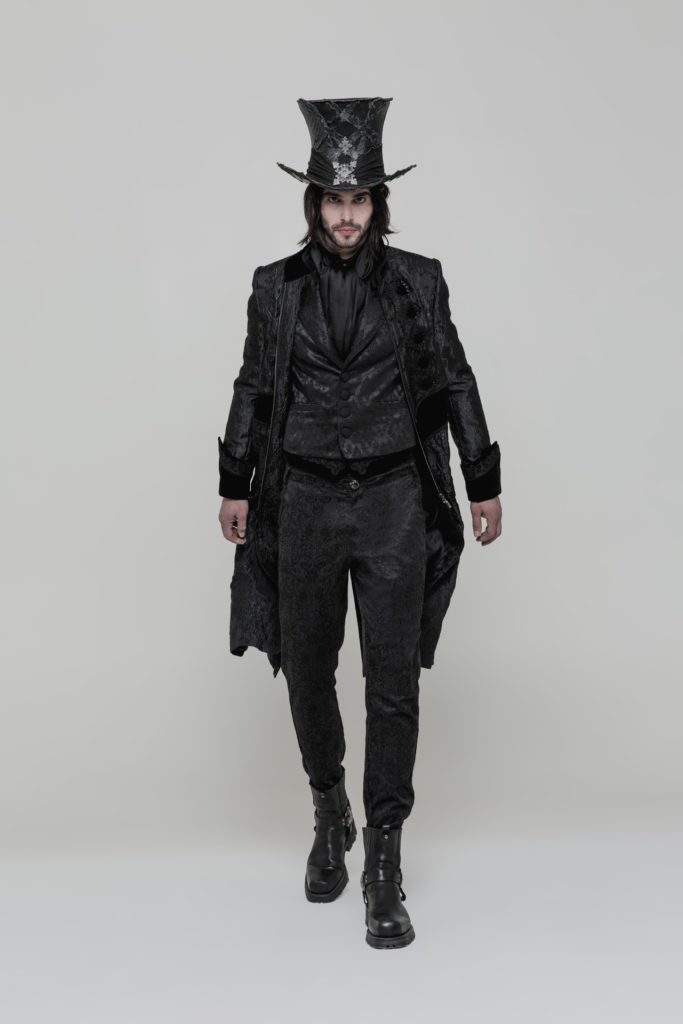 WY851 - Gothic Jacquard Vest - Image 5