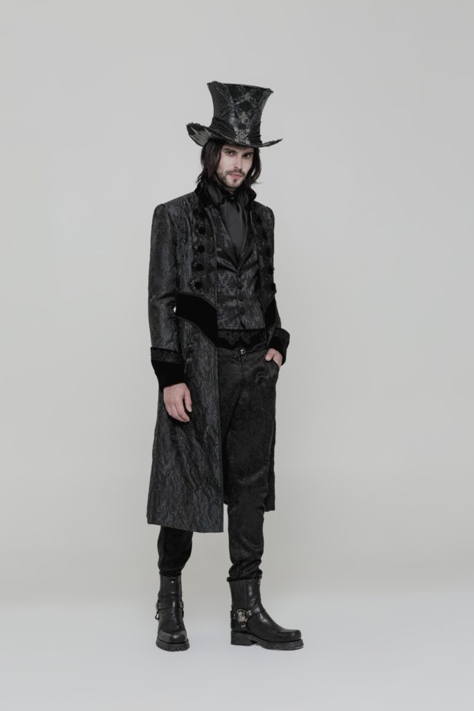 WY851 - Gothic Jacquard Vest - Image 8